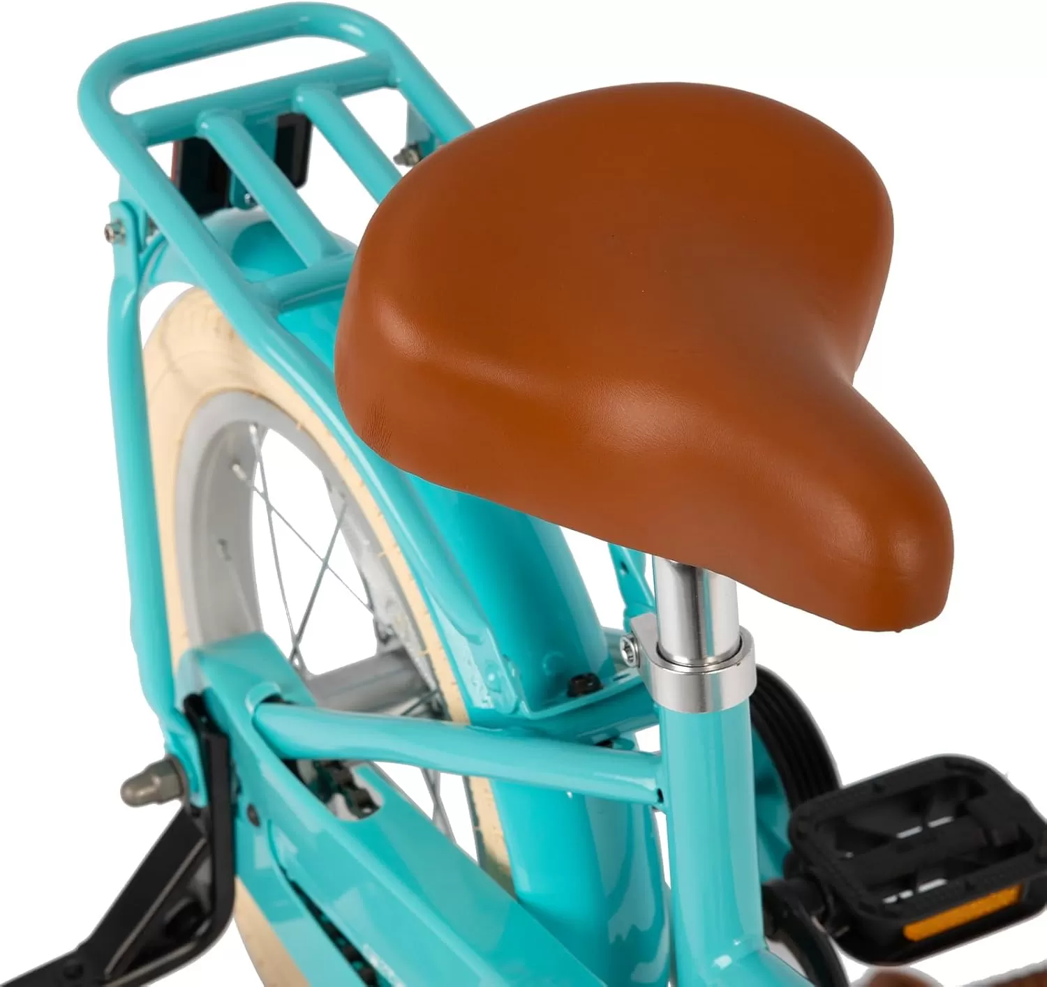 imageJOYSTAR Girls Bike for 212 Years Old Toddlers and Kids 12quot 14quot 16quot Kids Bike with Training Wheels 20 Inch Kids Bicycle with Kickstand Retro Style Kids BikesZGreen