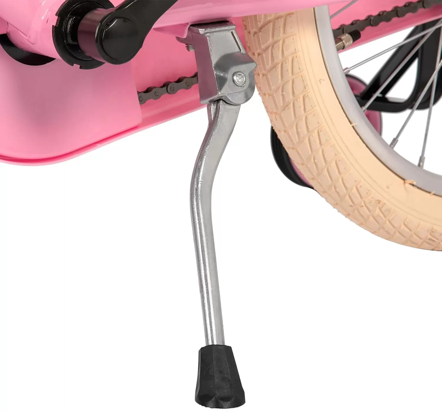 imageJOYSTAR Girls Bike for 212 Years Old Toddlers and Kids 12quot 14quot 16quot Kids Bike with Training Wheels 20 Inch Kids Bicycle with Kickstand Retro Style Kids BikesZPink