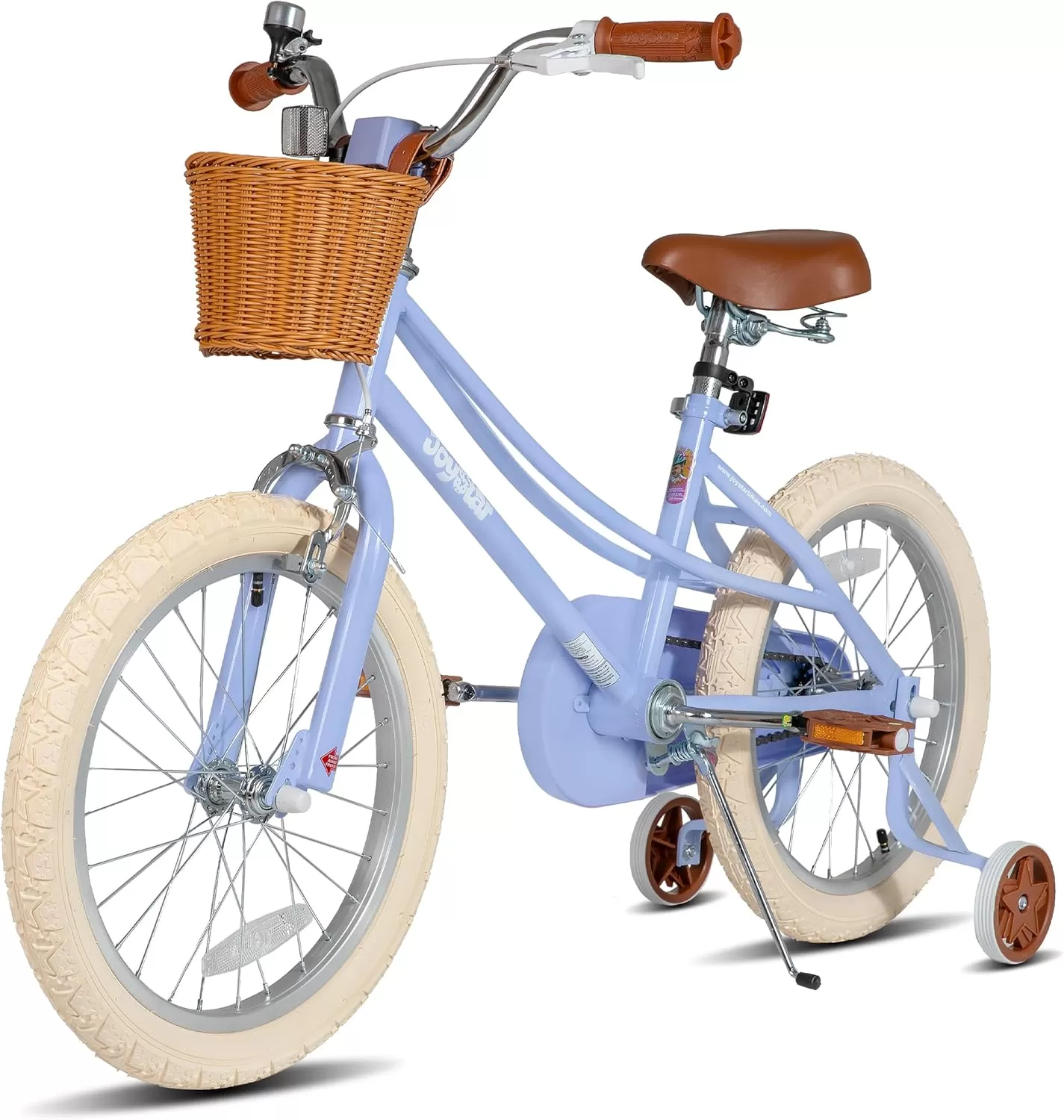 imageJOYSTAR Girls Bike for 212 Years Old Toddlers and Kids 12quot 14quot 16quot Kids Bike with Training Wheels 20 Inch Kids Bicycle with Kickstand Retro Style Kids BikesViolet