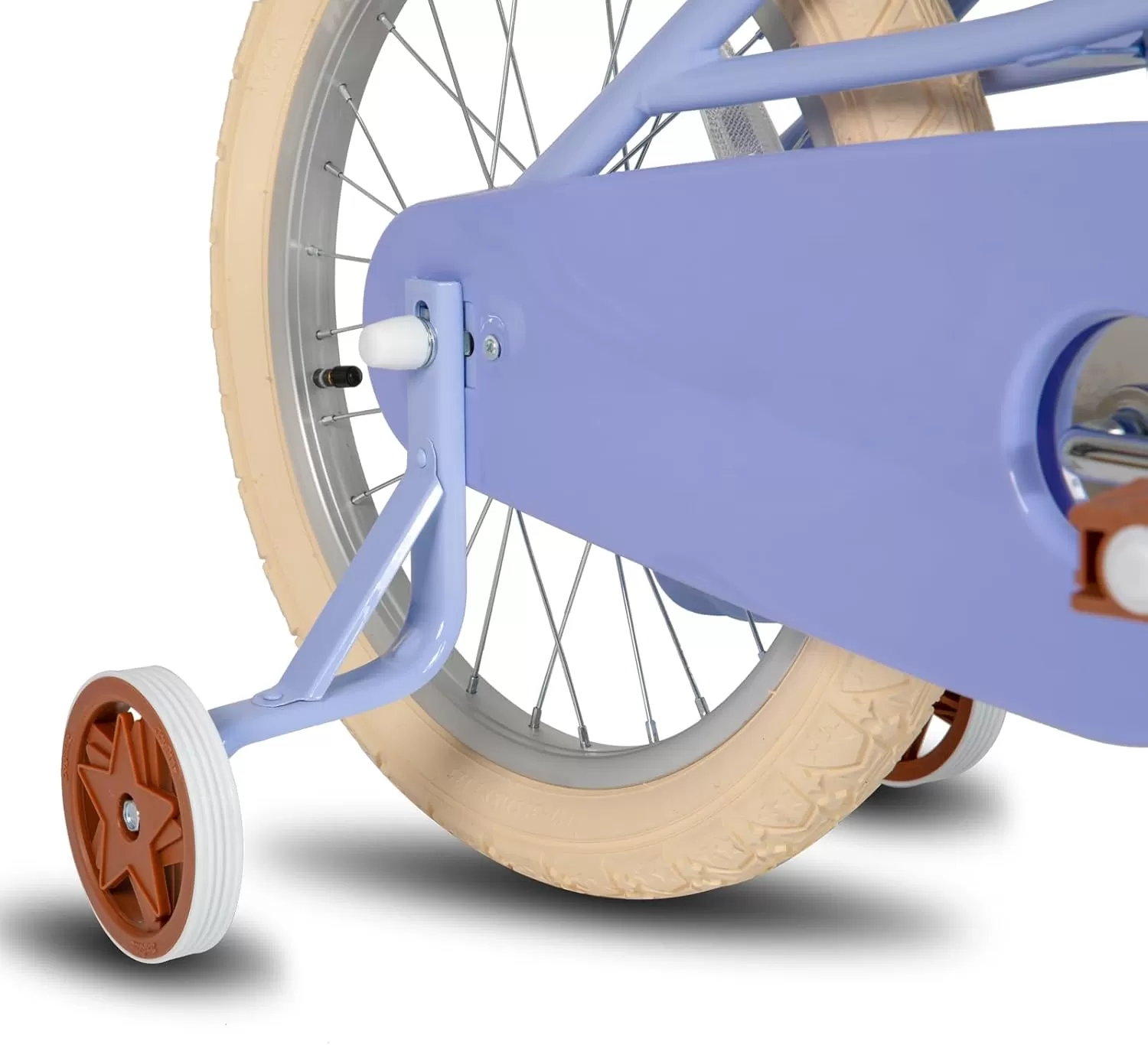 imageJOYSTAR Girls Bike for 212 Years Old Toddlers and Kids 12quot 14quot 16quot Kids Bike with Training Wheels 20 Inch Kids Bicycle with Kickstand Retro Style Kids BikesViolet