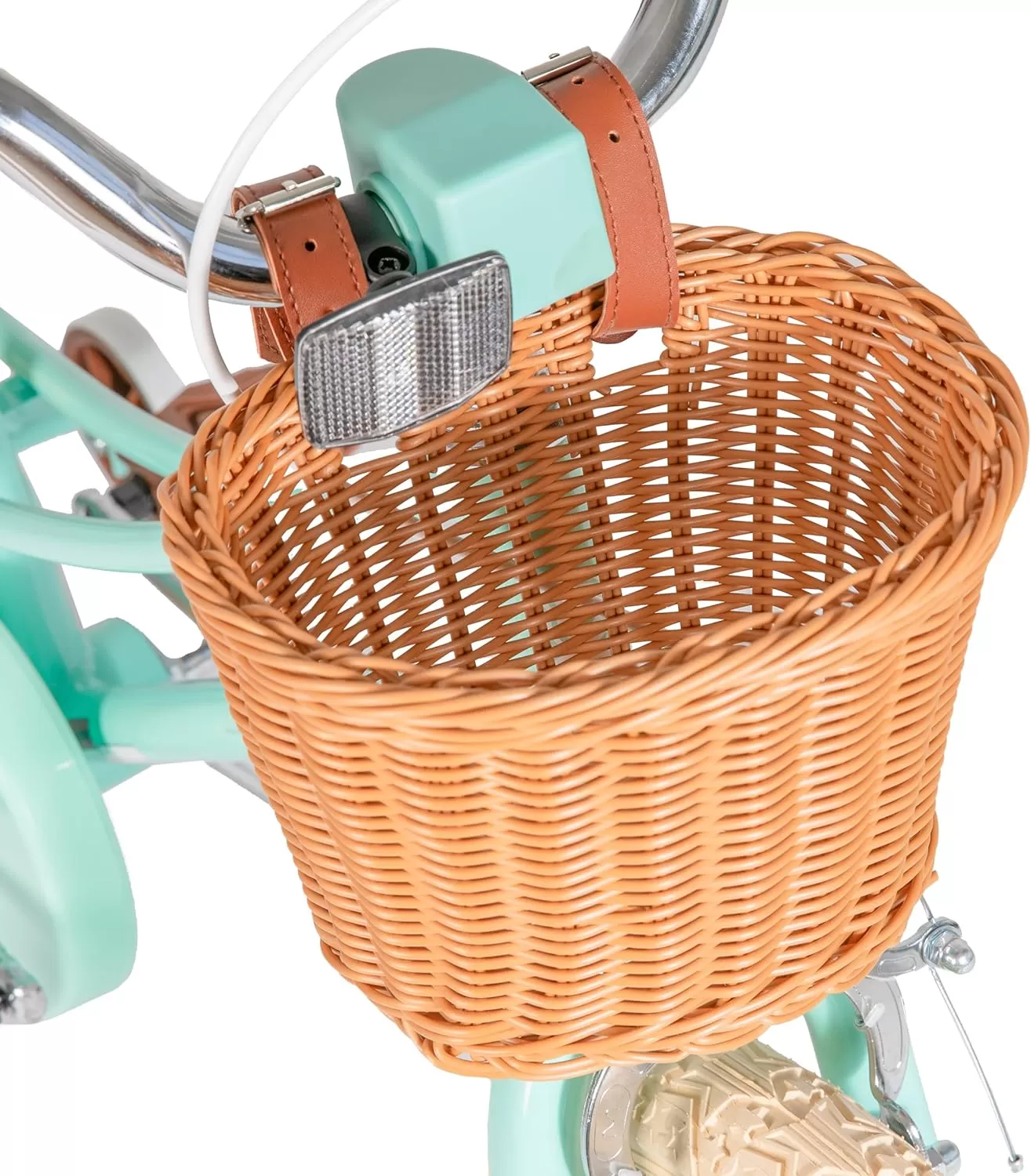 imageJOYSTAR Girls Bike for 212 Years Old Toddlers and Kids 12quot 14quot 16quot Kids Bike with Training Wheels 20 Inch Kids Bicycle with Kickstand Retro Style Kids BikesMint Green