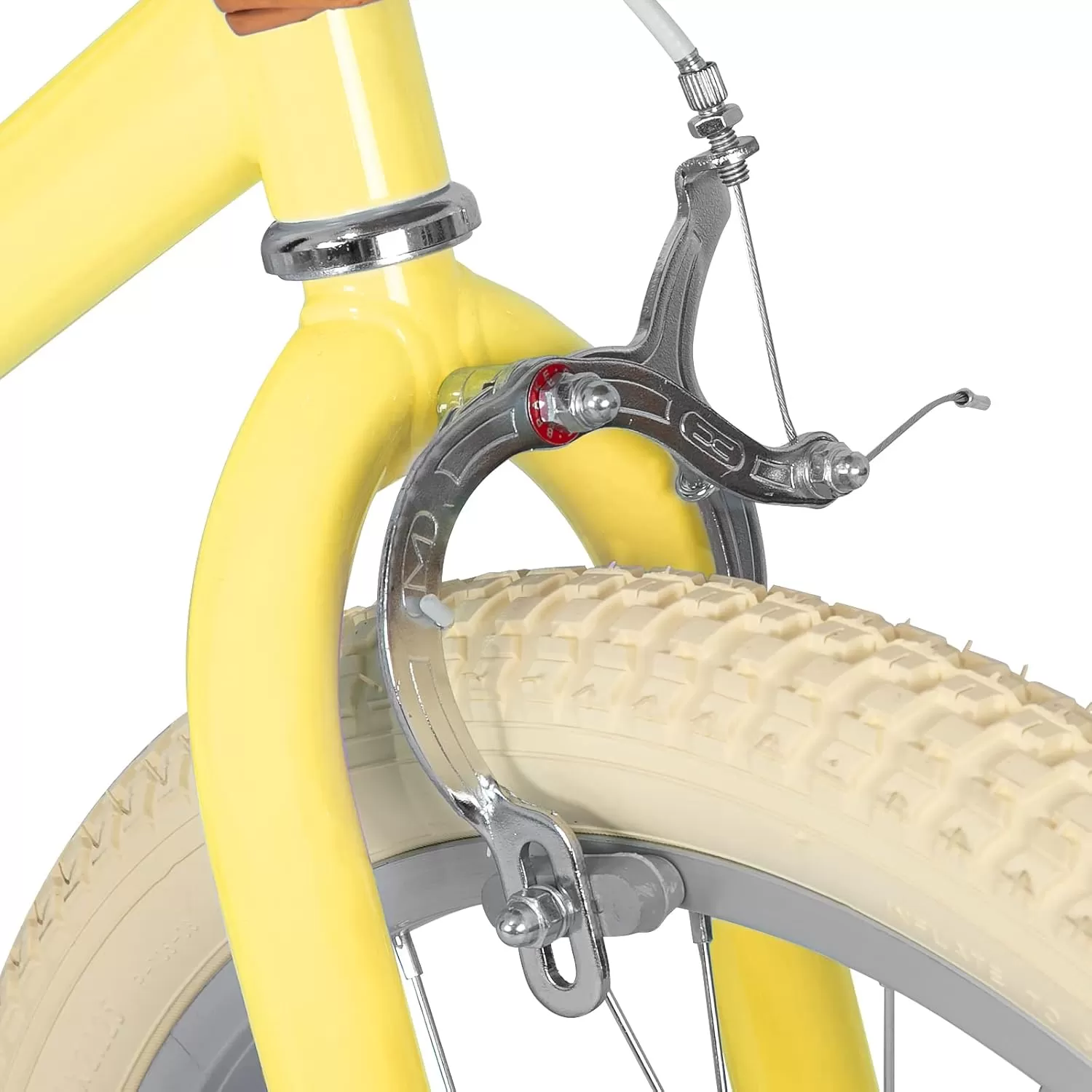 imageJOYSTAR Girls Bike for 212 Years Old Toddlers and Kids 12quot 14quot 16quot Kids Bike with Training Wheels 20 Inch Kids Bicycle with Kickstand Retro Style Kids BikesSunny Yellow