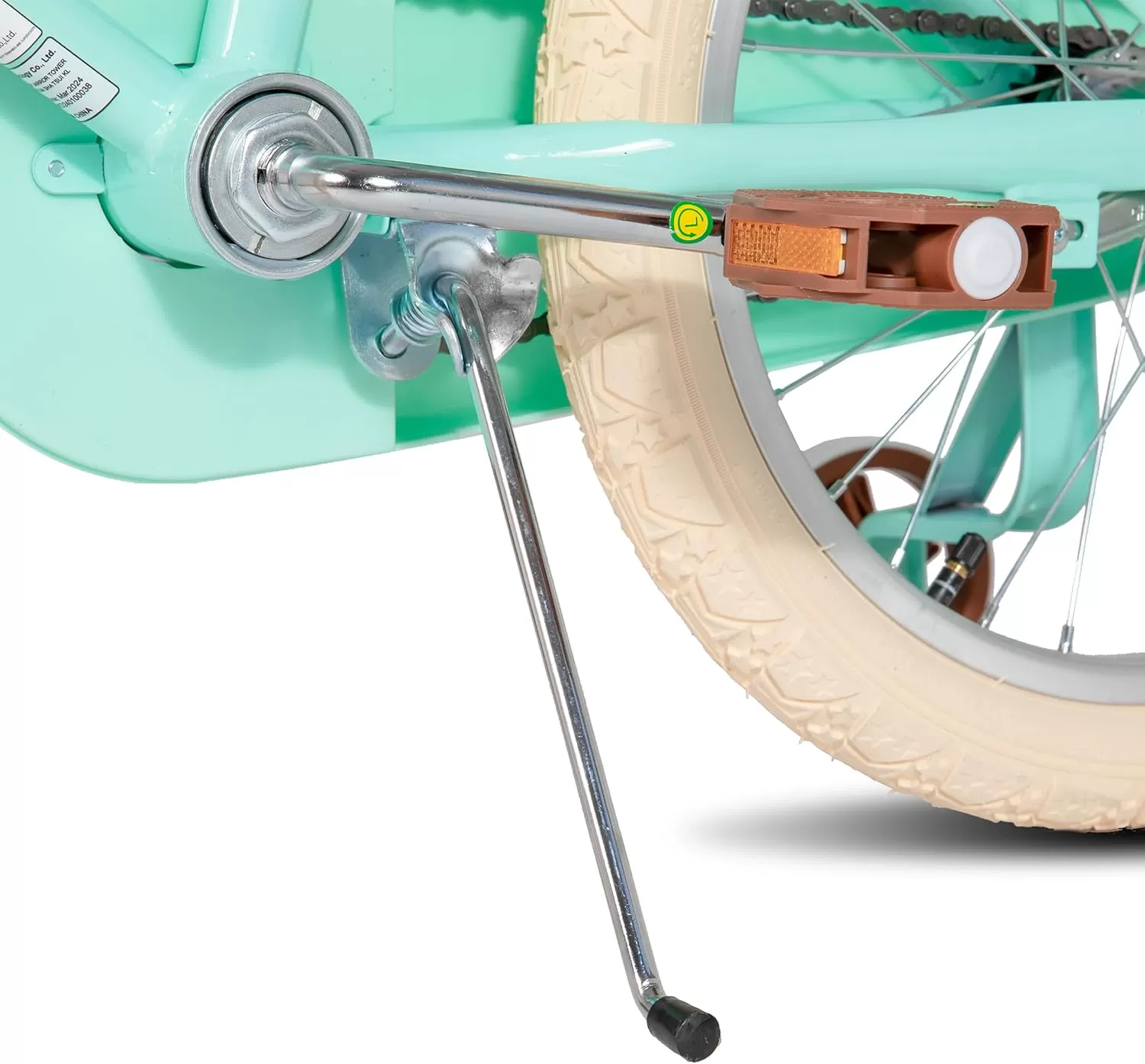 imageJOYSTAR Girls Bike for 212 Years Old Toddlers and Kids 12quot 14quot 16quot Kids Bike with Training Wheels 20 Inch Kids Bicycle with Kickstand Retro Style Kids BikesMint Green