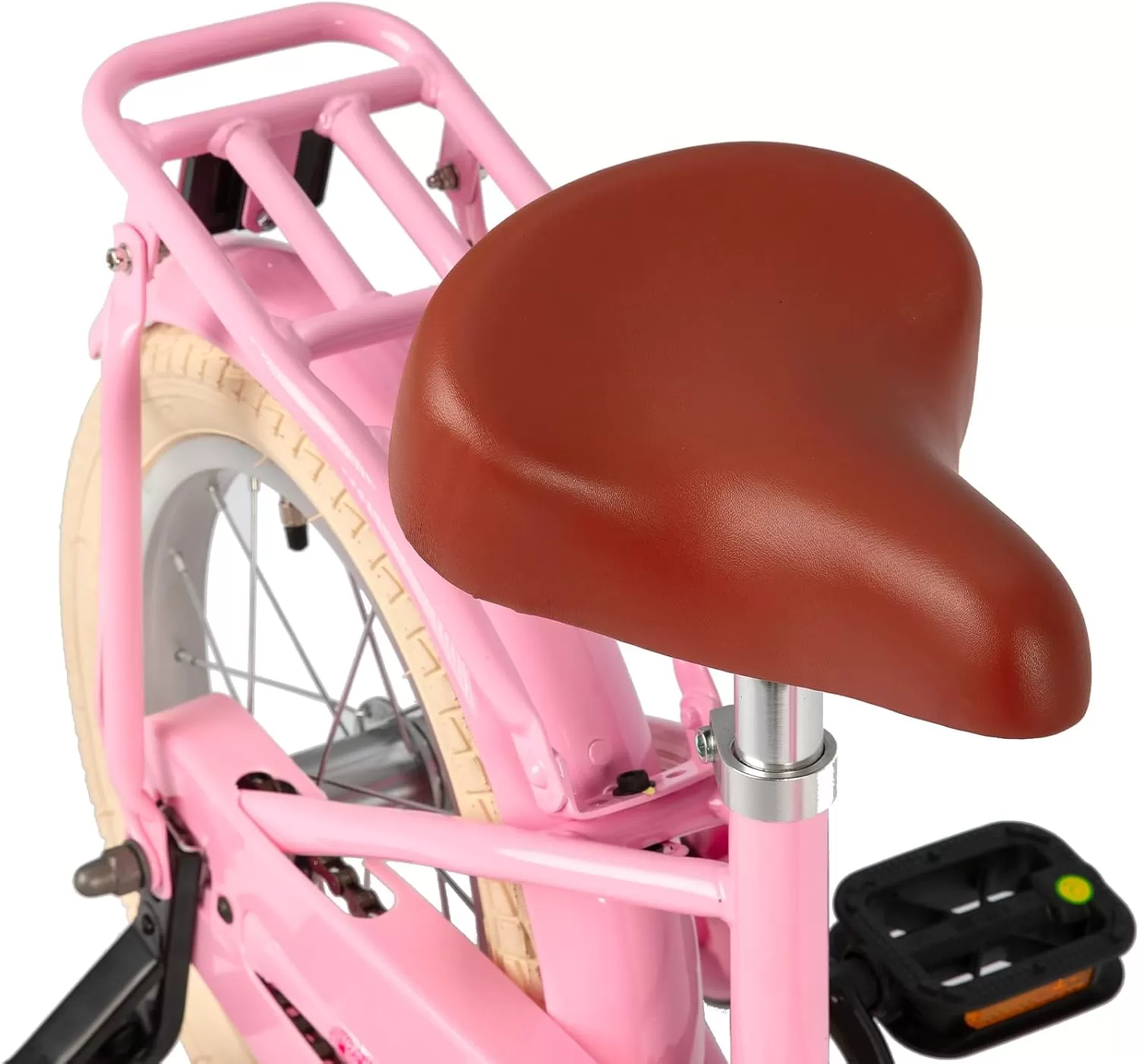 imageJOYSTAR Girls Bike for 212 Years Old Toddlers and Kids 12quot 14quot 16quot Kids Bike with Training Wheels 20 Inch Kids Bicycle with Kickstand Retro Style Kids BikesZPink