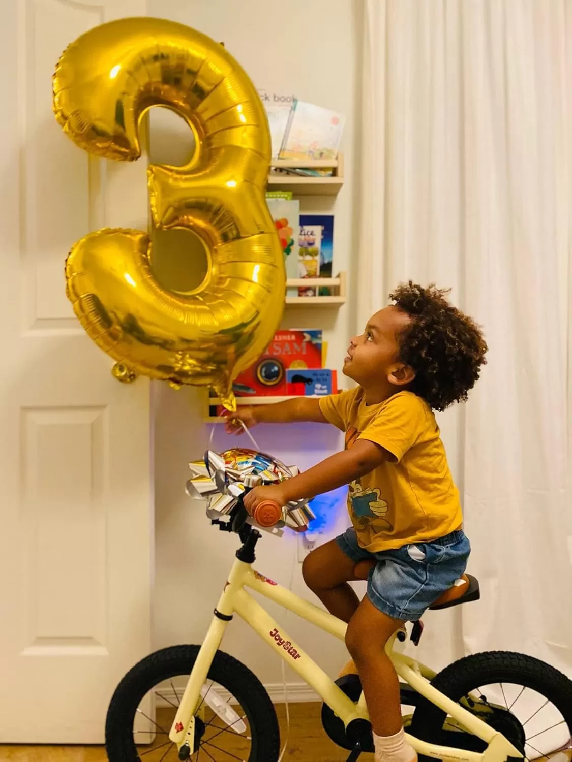 imageJOYSTAR Kids Bike for Ages 212 Years Old Boys Girls 1220 Inch BMX Style Kids Bikes with Training Wheels Children Bicycle for Kids and Toddler Multiple ColorsIvory