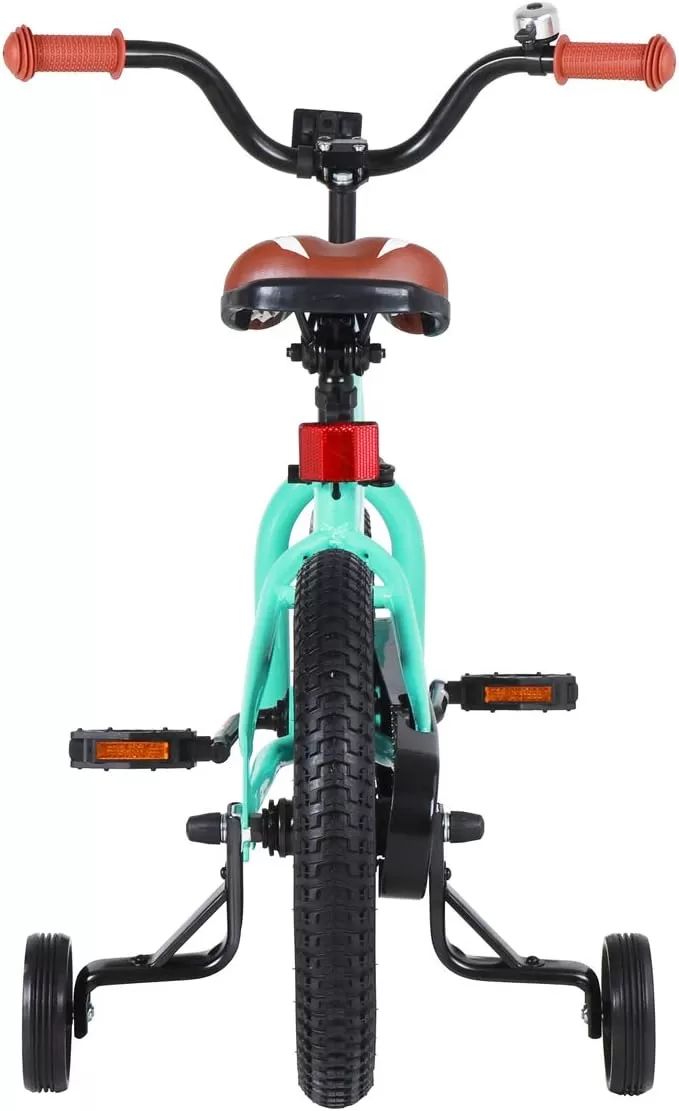 imageJOYSTAR Kids Bike for Ages 212 Years Old Boys Girls 1220 Inch BMX Style Kids Bikes with Training Wheels Children Bicycle for Kids and Toddler Multiple ColorsMint Green