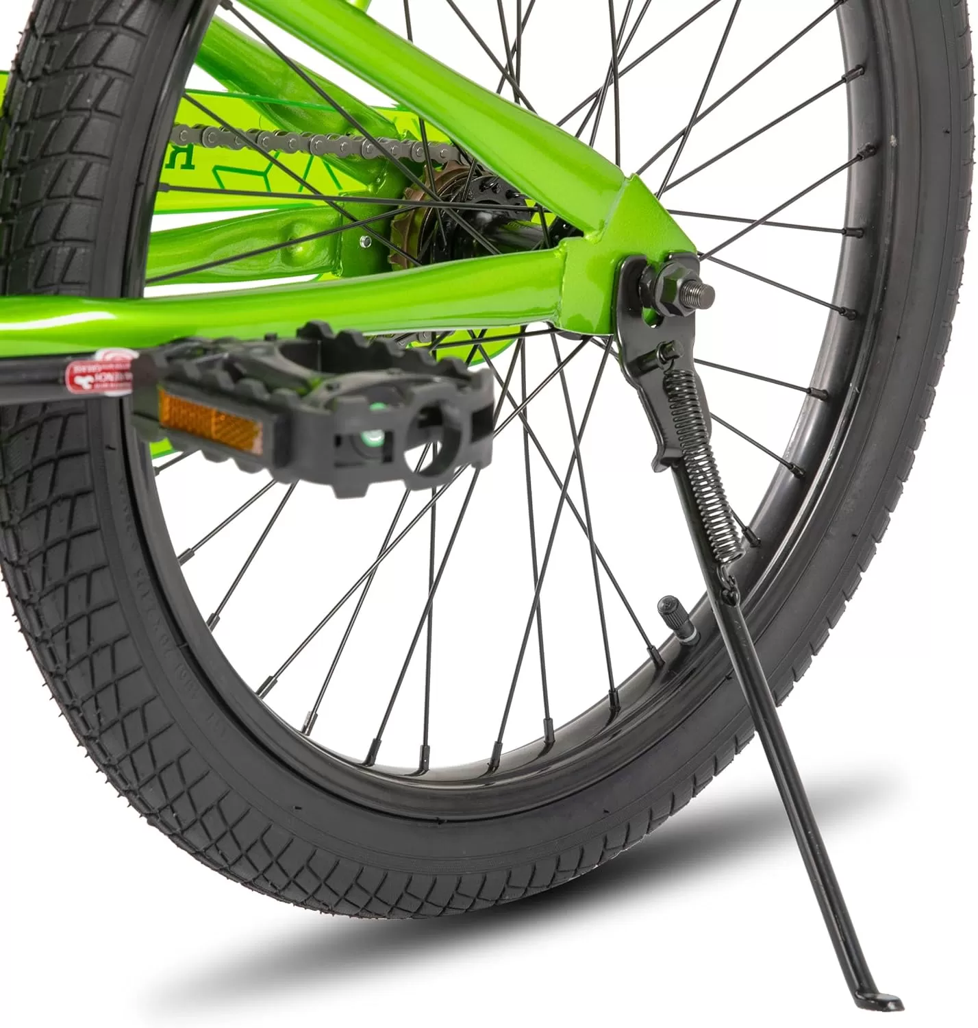 imageJOYSTAR Kids Bike for Ages 212 Years Old Boys Girls 1220 Inch BMX Style Kids Bikes with Training Wheels Children Bicycle for Kids and Toddler Multiple Colorshunter green