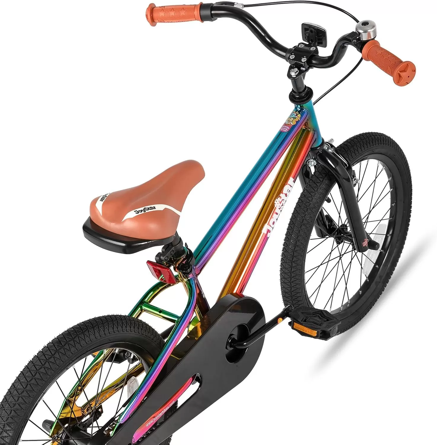 imageJOYSTAR Kids Bike for Ages 212 Years Old Boys Girls 1220 Inch BMX Style Kids Bikes with Training Wheels Children Bicycle for Kids and Toddler Multiple ColorsOil Slick