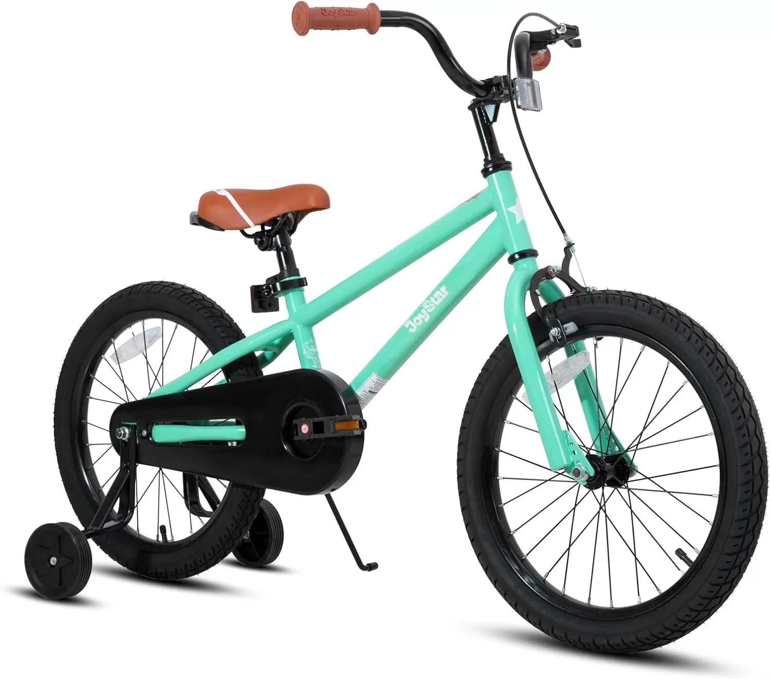 imageJOYSTAR Kids Bike for Ages 212 Years Old Boys Girls 1220 Inch BMX Style Kids Bikes with Training Wheels Children Bicycle for Kids and Toddler Multiple ColorsMint Green