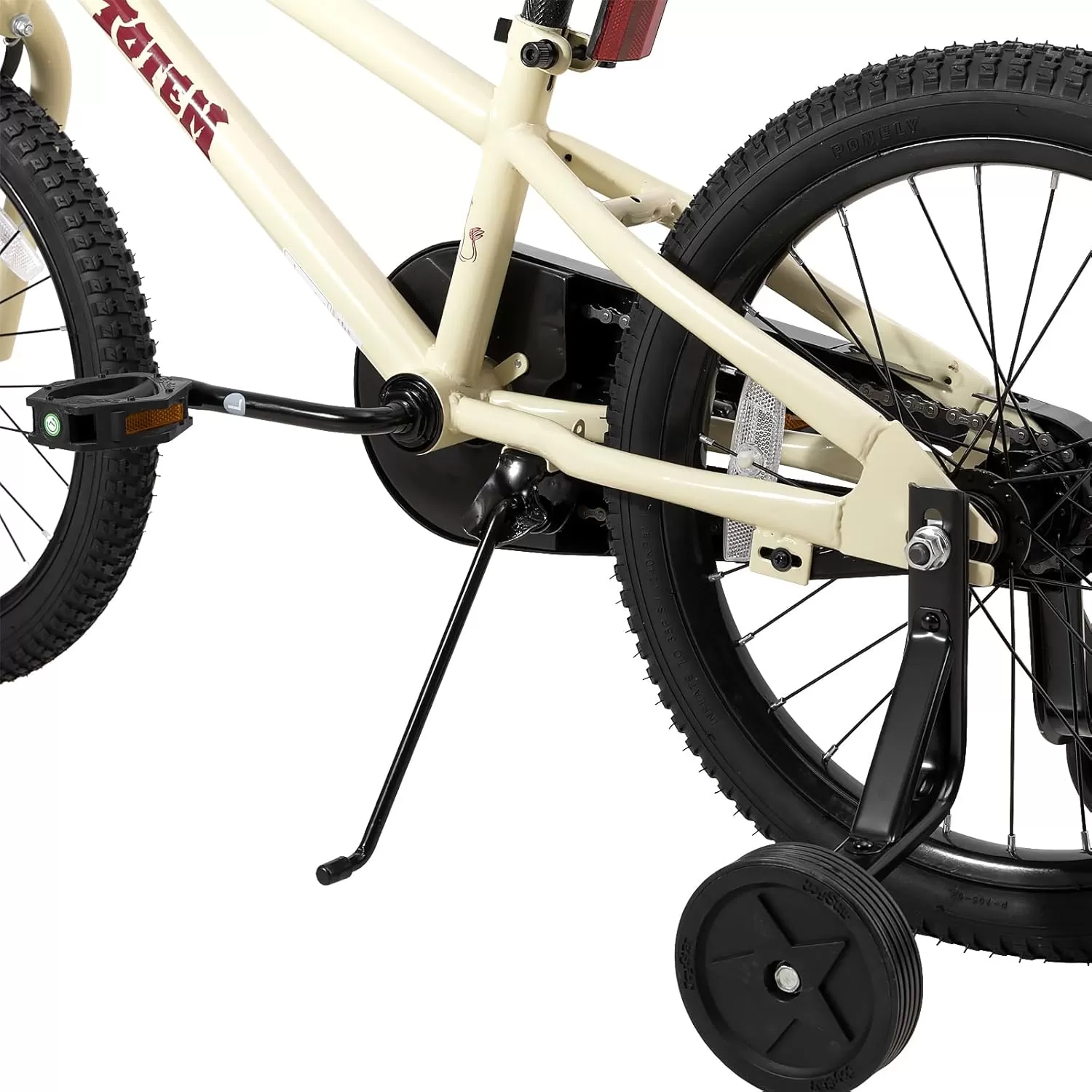 imageJOYSTAR Kids Bike for Ages 212 Years Old Boys Girls 1220 Inch BMX Style Kids Bikes with Training Wheels Children Bicycle for Kids and Toddler Multiple ColorsIvory