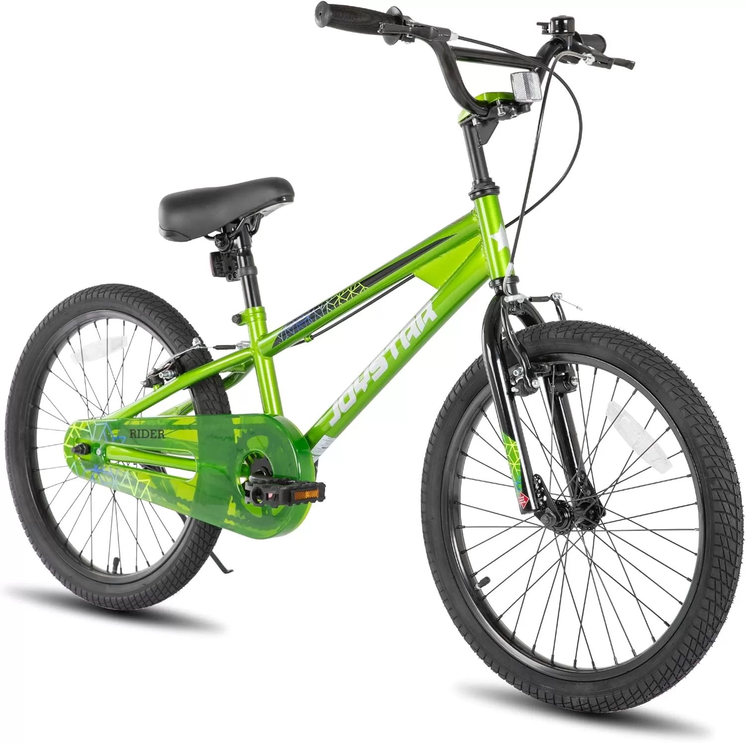 imageJOYSTAR Kids Bike for Ages 212 Years Old Boys Girls 1220 Inch BMX Style Kids Bikes with Training Wheels Children Bicycle for Kids and Toddler Multiple Colorshunter green