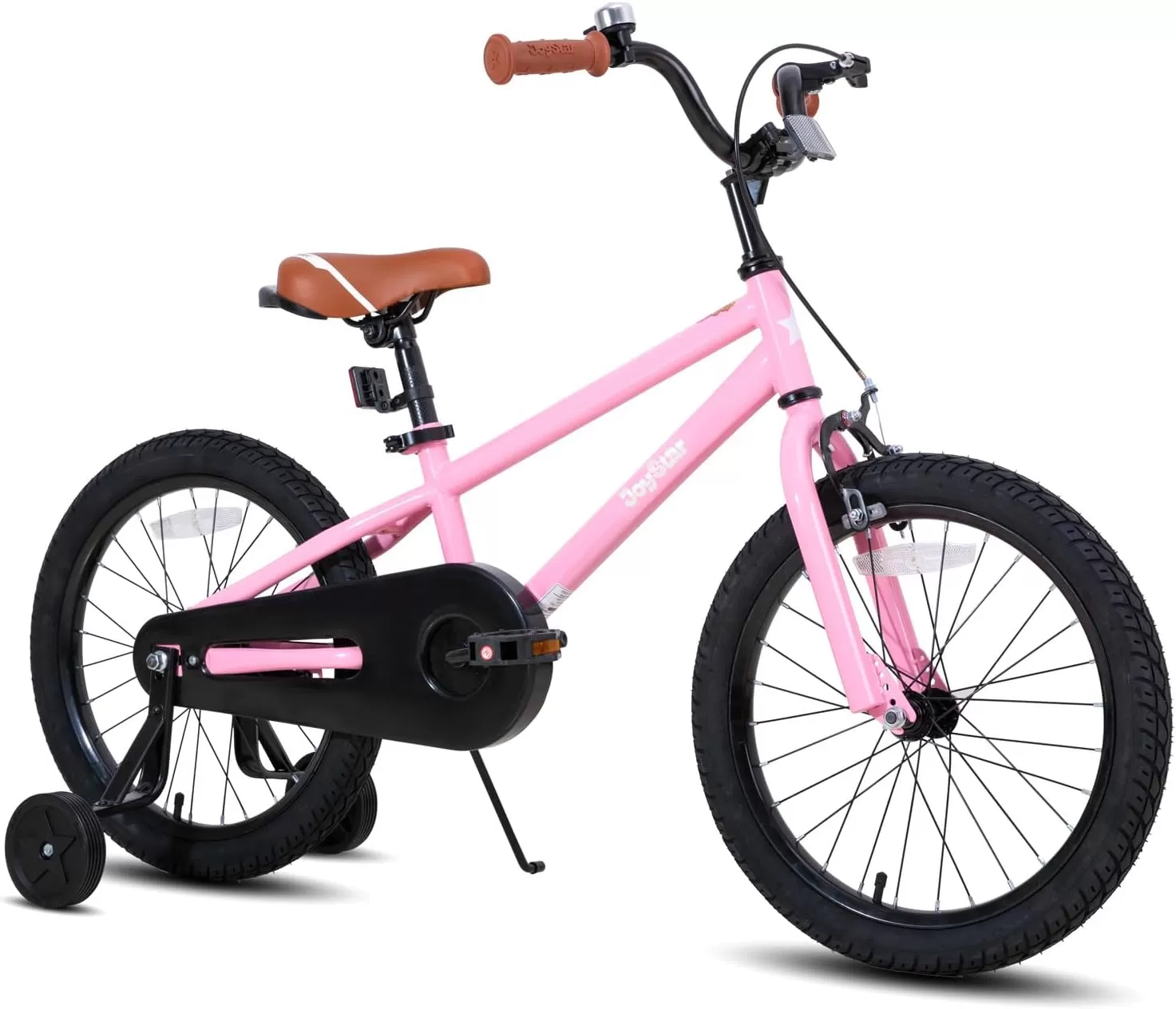 imageJOYSTAR Kids Bike for Ages 212 Years Old Boys Girls 1220 Inch BMX Style Kids Bikes with Training Wheels Children Bicycle for Kids and Toddler Multiple ColorsPink