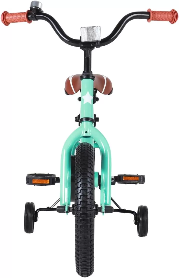 imageJOYSTAR Kids Bike for Ages 212 Years Old Boys Girls 1220 Inch BMX Style Kids Bikes with Training Wheels Children Bicycle for Kids and Toddler Multiple ColorsMint Green