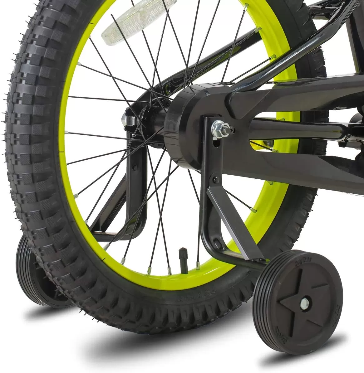 imageJOYSTAR NEO 20 Inch Kids Bike for Ages 610 Years Old Boys ampamp Girls 20 Inch Wheels Kids Mountain Bike with Training Wheels ampamp Handbrake Kids Bicycles Multiple ColorsBlack