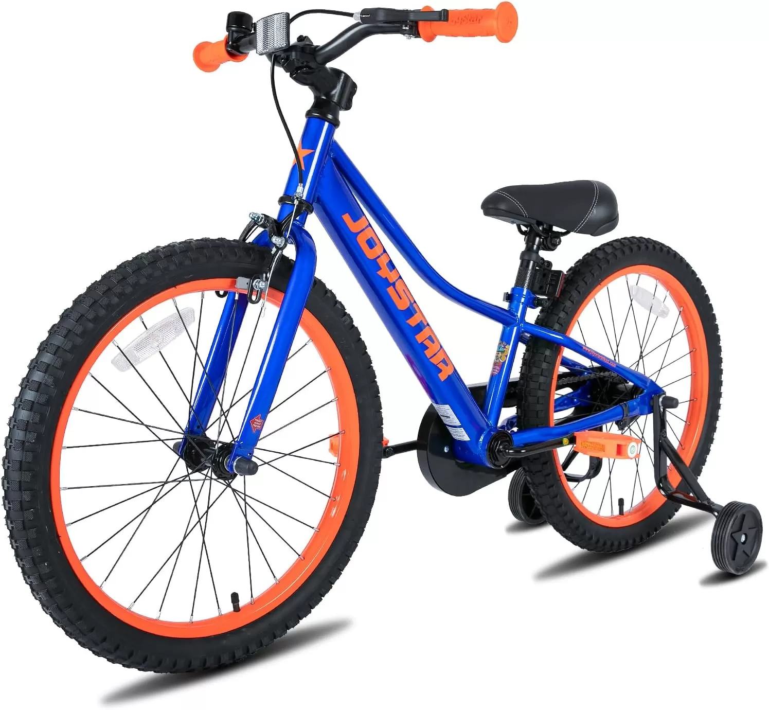 imageJOYSTAR NEO 20 Inch Kids Bike for Ages 610 Years Old Boys ampamp Girls 20 Inch Wheels Kids Mountain Bike with Training Wheels ampamp Handbrake Kids Bicycles Multiple ColorsBlue