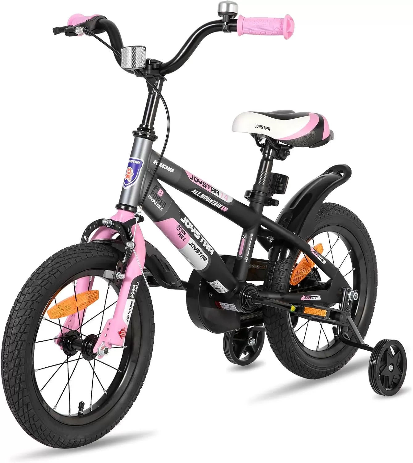 imageJOYSTAR New Berry Kids Bike for Boys and Girls Ages 312 Years Old 12 14 16 Inch Kids Bicycles with Training Wheels 20 Inch Bike with Kickstand Multiple ColorsPink