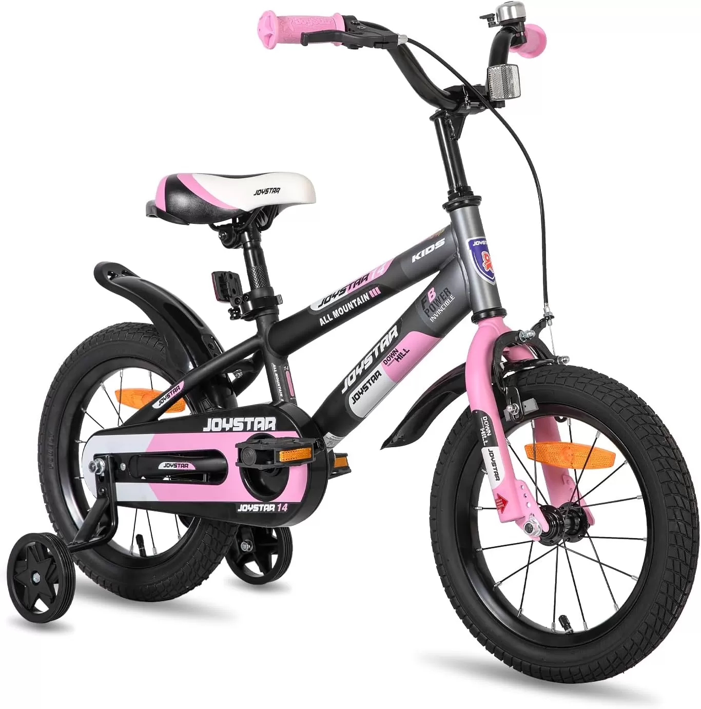 imageJOYSTAR New Berry Kids Bike for Boys and Girls Ages 312 Years Old 12 14 16 Inch Kids Bicycles with Training Wheels 20 Inch Bike with Kickstand Multiple ColorsPink