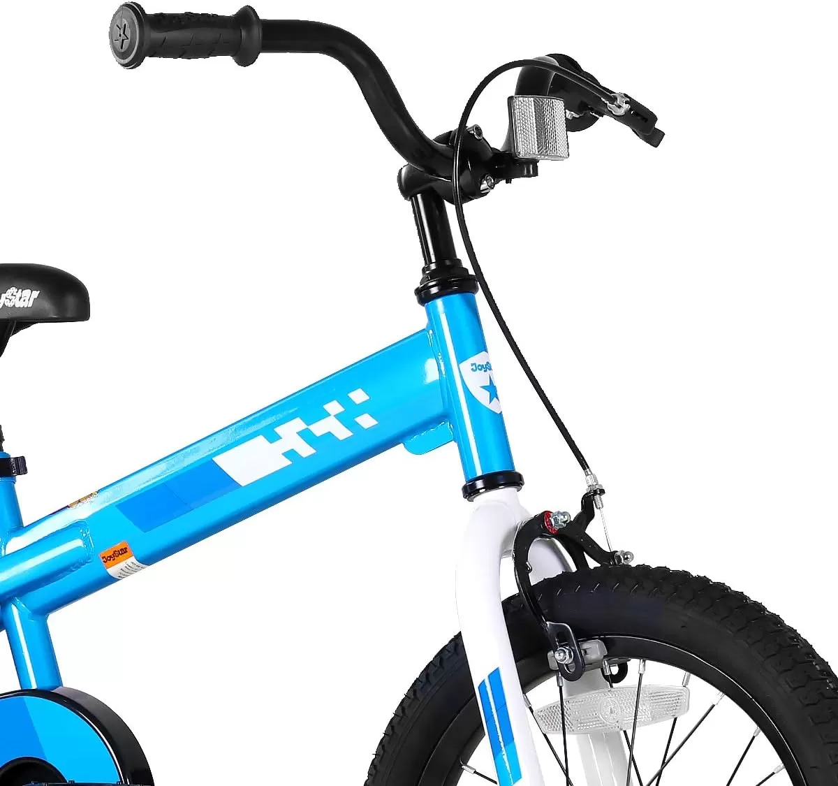 imageJOYSTAR Whizz Kids Bike 12 14 16 18 Inch Kids Bicycle for Toddler and Kids Ages 29 Years Old BMX Style Boys Bike with Training Wheels Children Bicycles Multiple ColorsBlue