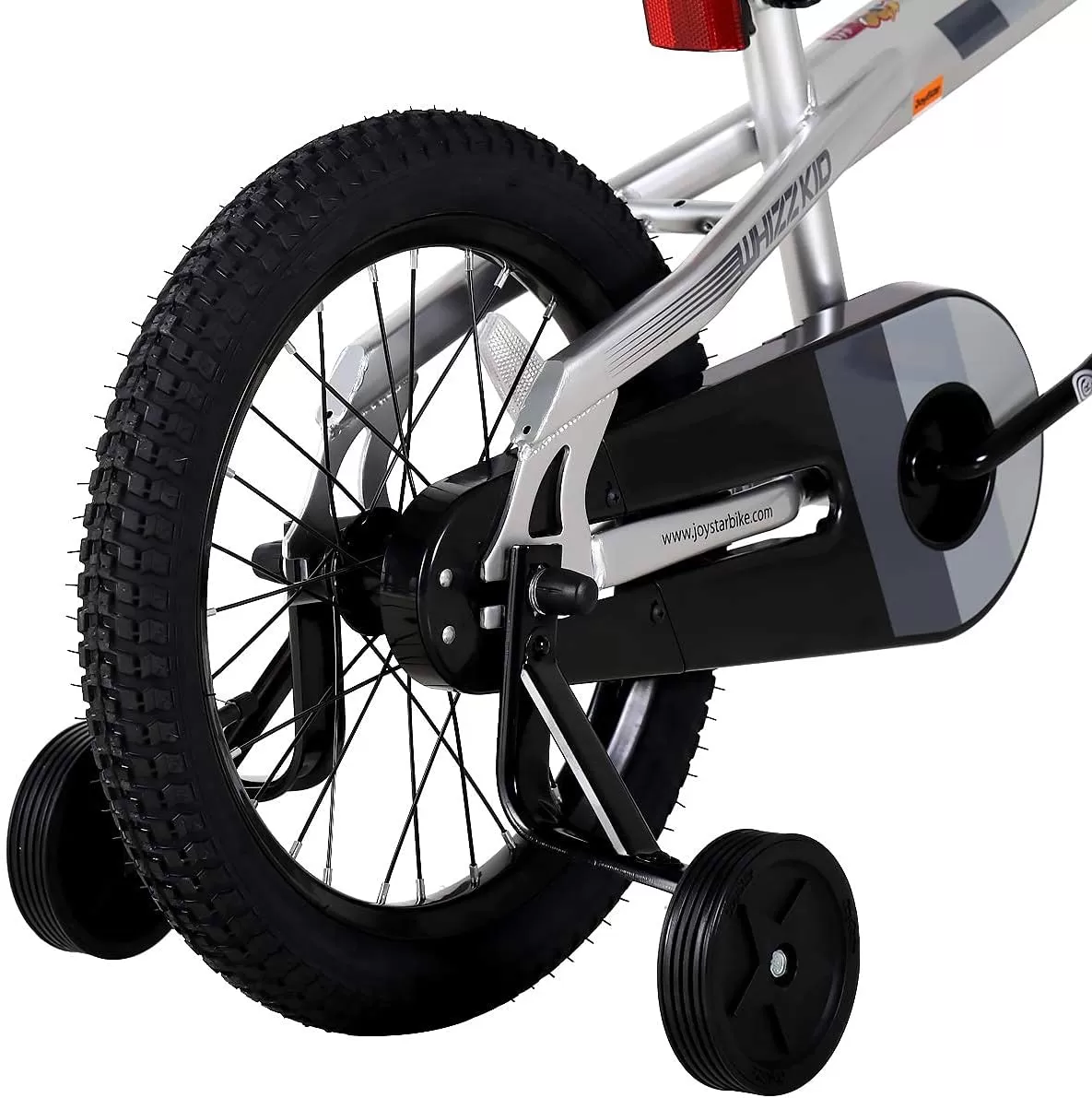 imageJOYSTAR Whizz Kids Bike 12 14 16 18 Inch Kids Bicycle for Toddler and Kids Ages 29 Years Old BMX Style Boys Bike with Training Wheels Children Bicycles Multiple ColorsSilver