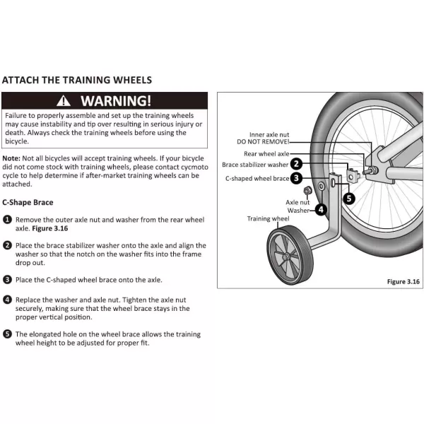 imageDRBIKE 16 inch Training Wheels for 16 Inch Bike Replacement Training Wheels Heavy Duty Training Wheels for 16quot Kids Bike Kids Bike Accessories 1 Pair BlackBlue