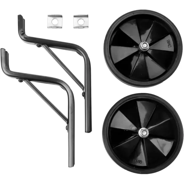 imageDRBIKE 18 inch Training Wheels for Boys Bike Replacement Kids Bike Training Wheels Heavy Duty Bicycle Stabilizers Kids Bike Accessories 1 Pair BlueBlack