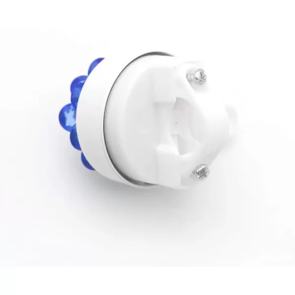 imageDRBIKE Kids Bike Bell for Girls Replacement Bicycle Handlebar Bell with Plastic Flower Cute Bike Safe Cycling Ring Horn Kids Bike AccessoriesCrystal Blue