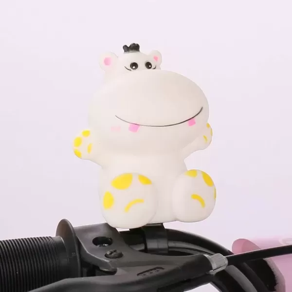 imageDRBIKE Kids Bike Bell for Girls Replacement Bicycle Handlebar Bell with Plastic Flower Cute Bike Safe Cycling Ring Horn Kids Bike Accessorieswhite