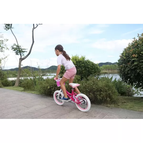 imageJOYSTAR 12 14 16 18 Inch Kids Bike Front Wheels Replacement with Solid Air Rubber Tire and Inner Tube Bicycle Bike Wheels Dont Fit with Huffy Bike Black ampamp WhiteWhite 18 Inch