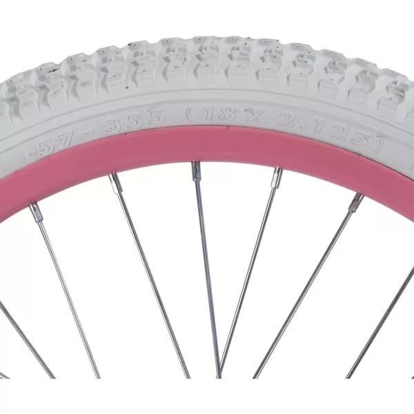 imageJOYSTAR 12 14 16 18 Inch Kids Bike Front Wheels Replacement with Solid Air Rubber Tire and Inner Tube Bicycle Bike Wheels Dont Fit with Huffy Bike Black ampamp WhiteWhite 18 Inch