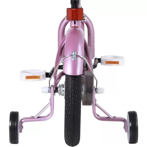 imageJOYSTAR 12 14 16 Inch Kids Cruiser Bike for Ages 27 Years Old Girls ampamp Boys Kids Bike with Training Wheels ampamp Coaster Brake Kids Cruiser Bicycles for ChildrenPink