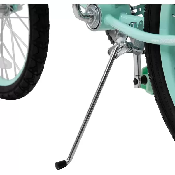 imageJOYSTAR 20 Inch Girls Bike with Training Wheels Banana Seat Bike for Girls Ages 712 Years Old Kids Girls Bicycle with Front Handbrake and Coaster Brakes Kickstand IncludedGreen