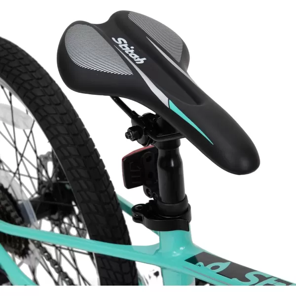 imageJOYSTAR 20 Inch Kids Bike for Ages 712 Year Old Boys Girls Magnesium Alloy Kids Mountain Bicycle with Shimano 7Speed ampamp Dual Disc Brake Muliple ColorsGreen
