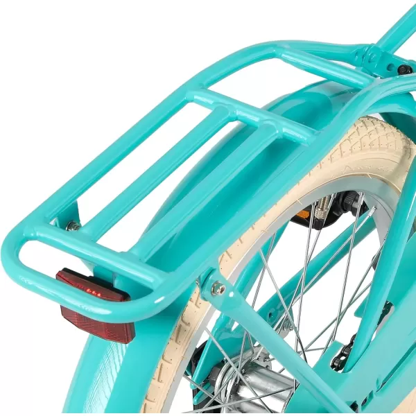 imageJOYSTAR Girls Bike for 212 Years Old Toddlers and Kids 12quot 14quot 16quot Kids Bike with Training Wheels 20 Inch Kids Bicycle with Kickstand Retro Style Kids BikesZGreen