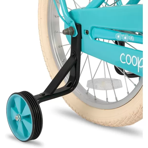 imageJOYSTAR Girls Bike for 212 Years Old Toddlers and Kids 12quot 14quot 16quot Kids Bike with Training Wheels 20 Inch Kids Bicycle with Kickstand Retro Style Kids BikesZGreen