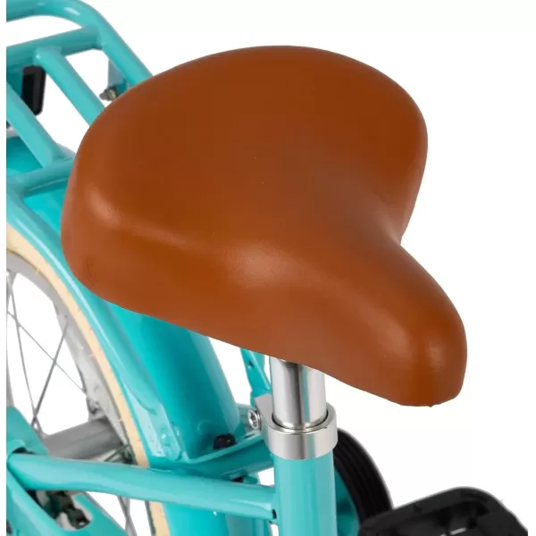 imageJOYSTAR Girls Bike for 212 Years Old Toddlers and Kids 12quot 14quot 16quot Kids Bike with Training Wheels 20 Inch Kids Bicycle with Kickstand Retro Style Kids BikesZGreen