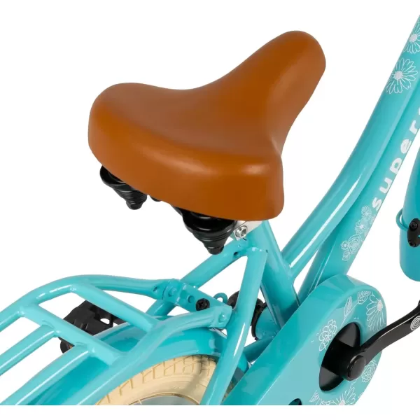 imageJOYSTAR Girls Bike for 212 Years Old Toddlers and Kids 12quot 14quot 16quot Kids Bike with Training Wheels 20 Inch Kids Bicycle with Kickstand Retro Style Kids BikesZGreen