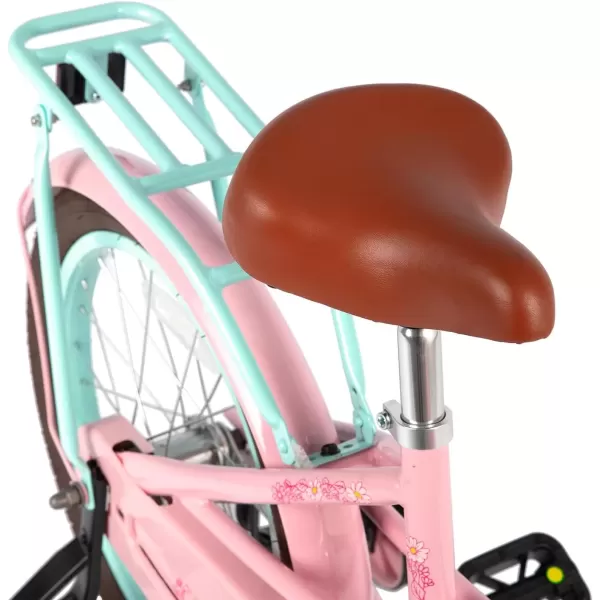 imageJOYSTAR Girls Bike for Toddlers and Kids Age 310 Years 14 16 18 Inch Kids Bike with Training Wheels and Handbrakes 20Inch Girls Bike Multiple ColorsLola Pink