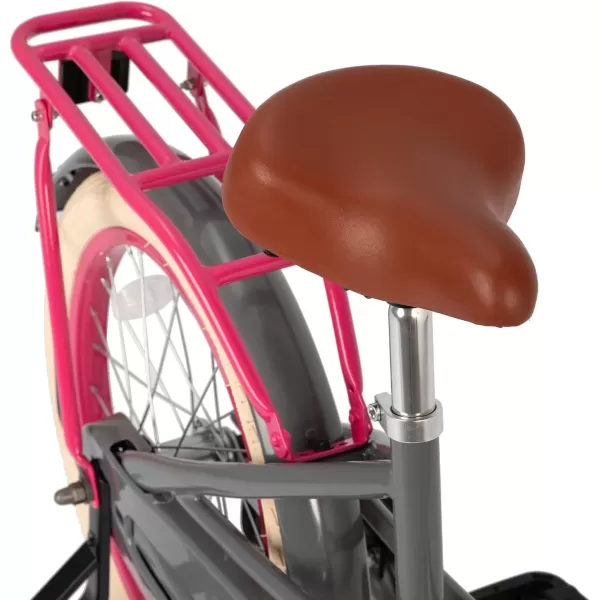 imageJOYSTAR Girls Bike for Toddlers and Kids Age 310 Years 14 16 18 Inch Kids Bike with Training Wheels and Handbrakes 20Inch Girls Bike Multiple ColorsLola Grey