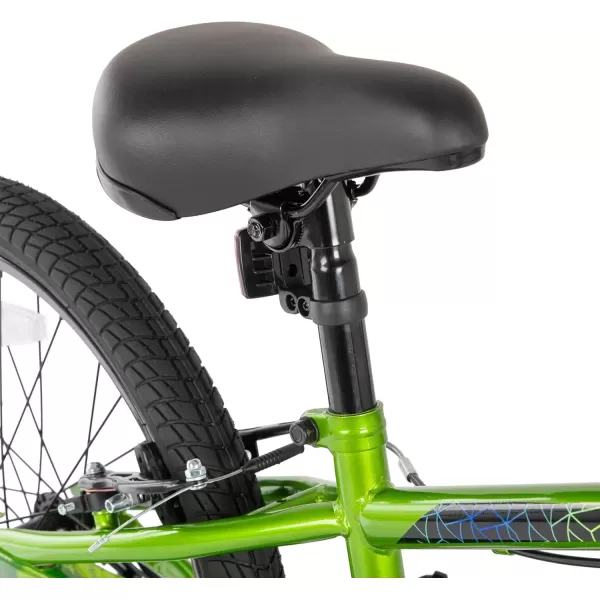 imageJOYSTAR Kids Bike for Ages 212 Years Old Boys Girls 1220 Inch BMX Style Kids Bikes with Training Wheels Children Bicycle for Kids and Toddler Multiple Colorshunter green