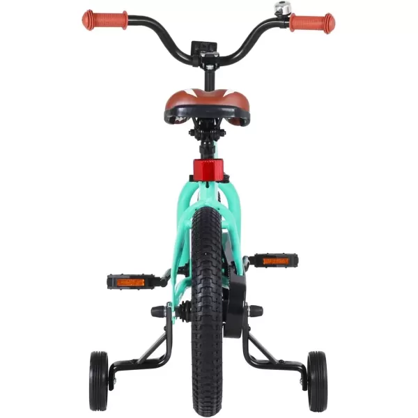 imageJOYSTAR Kids Bike for Ages 212 Years Old Boys Girls 1220 Inch BMX Style Kids Bikes with Training Wheels Children Bicycle for Kids and Toddler Multiple ColorsMint Green