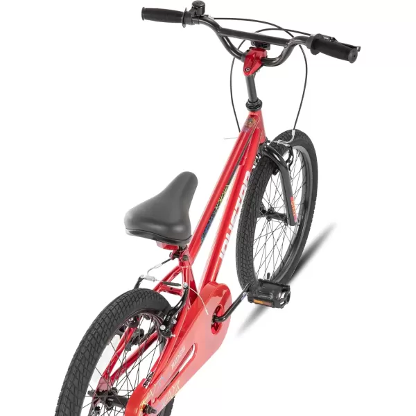 imageJOYSTAR Kids Bike for Ages 212 Years Old Boys Girls 1220 Inch BMX Style Kids Bikes with Training Wheels Children Bicycle for Kids and Toddler Multiple Colorsscarlet red
