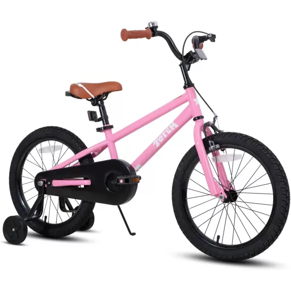 imageJOYSTAR Kids Bike for Ages 212 Years Old Boys Girls 1220 Inch BMX Style Kids Bikes with Training Wheels Children Bicycle for Kids and Toddler Multiple ColorsPink