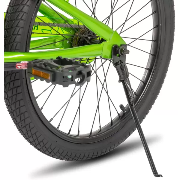imageJOYSTAR Kids Bike for Ages 212 Years Old Boys Girls 1220 Inch BMX Style Kids Bikes with Training Wheels Children Bicycle for Kids and Toddler Multiple Colorshunter green