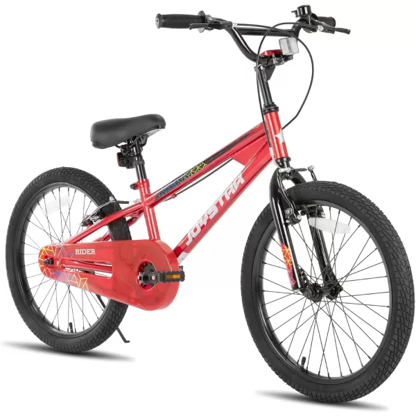 imageJOYSTAR Kids Bike for Ages 212 Years Old Boys Girls 1220 Inch BMX Style Kids Bikes with Training Wheels Children Bicycle for Kids and Toddler Multiple Colorsscarlet red