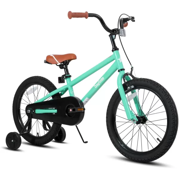 imageJOYSTAR Kids Bike for Ages 212 Years Old Boys Girls 1220 Inch BMX Style Kids Bikes with Training Wheels Children Bicycle for Kids and Toddler Multiple ColorsMint Green
