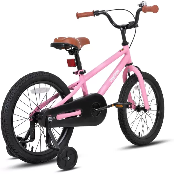 imageJOYSTAR Kids Bike for Ages 212 Years Old Boys Girls 1220 Inch BMX Style Kids Bikes with Training Wheels Children Bicycle for Kids and Toddler Multiple ColorsPink