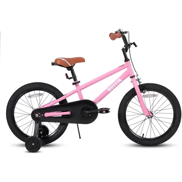 imageJOYSTAR Kids Bike for Ages 212 Years Old Boys Girls 1220 Inch BMX Style Kids Bikes with Training Wheels Children Bicycle for Kids and Toddler Multiple ColorsPink