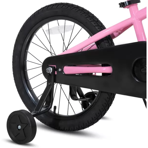 imageJOYSTAR Kids Bike for Ages 212 Years Old Boys Girls 1220 Inch BMX Style Kids Bikes with Training Wheels Children Bicycle for Kids and Toddler Multiple ColorsPink