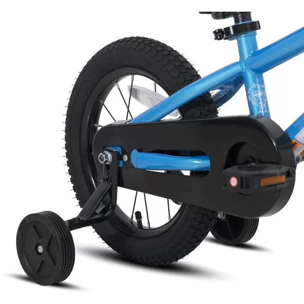 imageJOYSTAR Kids Bike for Ages 212 Years Old Boys Girls 1220 Inch BMX Style Kids Bikes with Training Wheels Children Bicycle for Kids and Toddler Multiple ColorsBlue