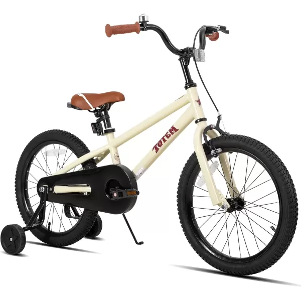 imageJOYSTAR Kids Bike for Ages 212 Years Old Boys Girls 1220 Inch BMX Style Kids Bikes with Training Wheels Children Bicycle for Kids and Toddler Multiple ColorsIvory